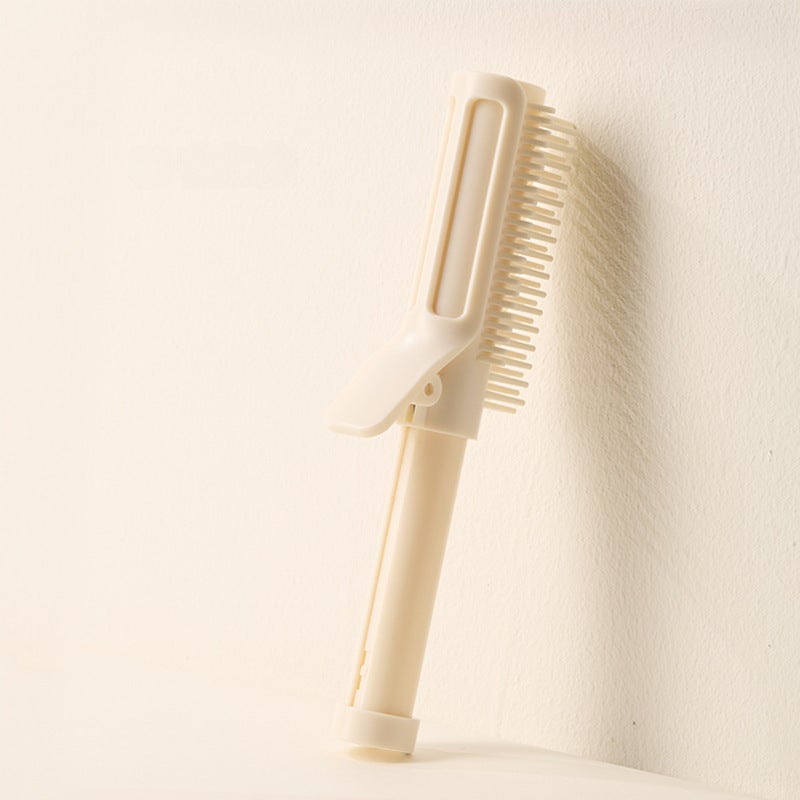 Generic Portable Telescopic Hair Styling Comb High Cranial Top Curly Bonzi [Milk White]]