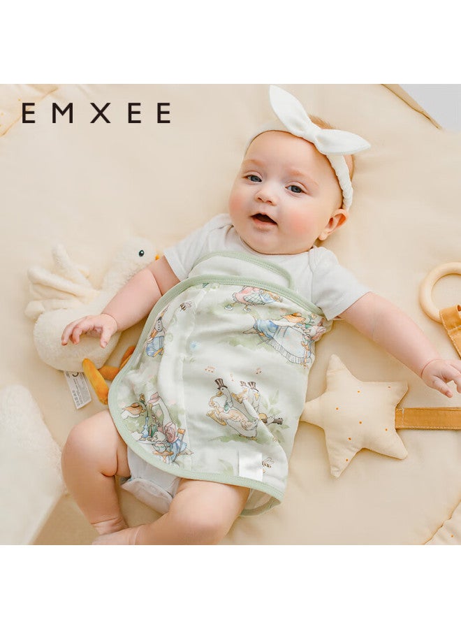 Emxee Baby Anti-startle Swaddle Blanket Spring And Autumn Newborn Baby Sleeping Bag Four Seasons Universal Large Goose Tea Party 30x74cm