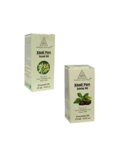 Khadi Pure Jojoba & Neroli Essential Oil 15 Ml (Pack Of 2)  - Image 2