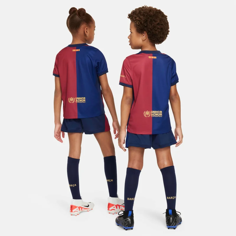 Nike Kids' FC Barcelona 24/25 Home Replica Football Kit