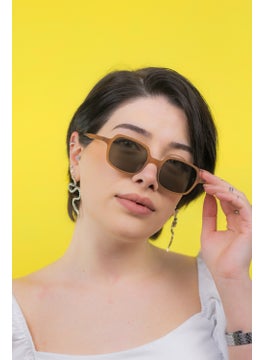 Focus On Arwen Matte Cream Sunglasses  - Image 3