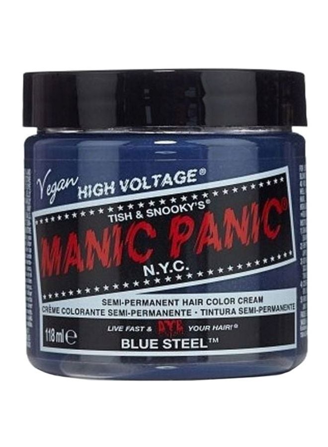 Manic Panic Semi-Permanent Hair Colour Cream Blue Steel 118ml - Image 1