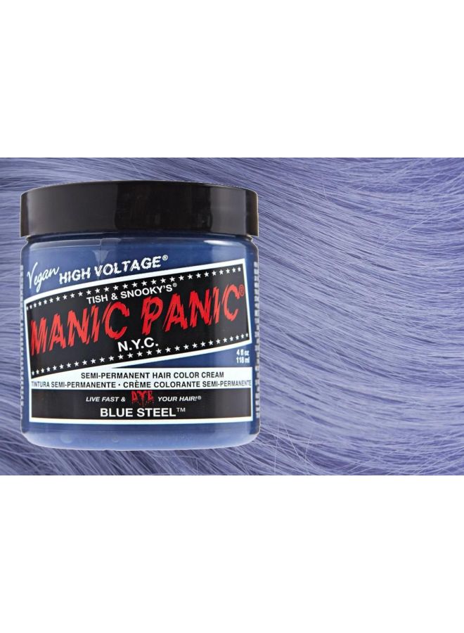 Manic Panic Semi-Permanent Hair Colour Cream Blue Steel 118ml - Image 2