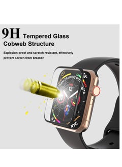 TWEGGON 2pc Pack Apple Watch SE3/SE2/SE 40mm Screen Protector, Full Cover 3D Screen Protector for Apple Watch SE3/SE2/SE/6/5/4 40MM Black/Clear  - Image 4
