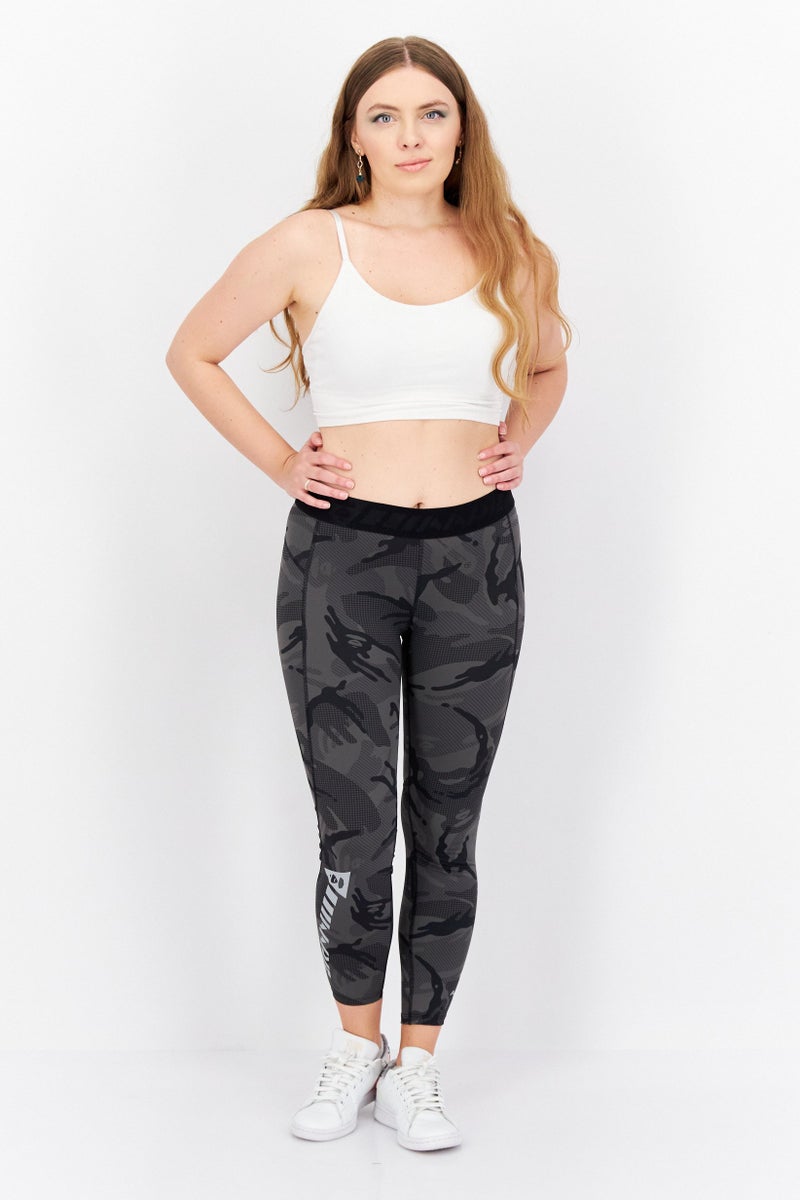 Aape By A Bathing Ape سراويل رياضية نسائية للياقة البدنية، مزيج رمادي داكن - Image 2