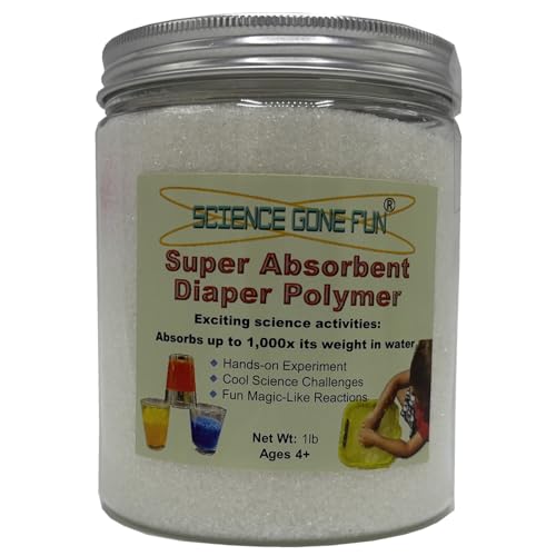 Science Gone Fun Magic Powder  Polymer Turns Liquids Into Solids  Great Stupid Gifts Ideas for Teens Older Children  Unisex Adults - Image 1