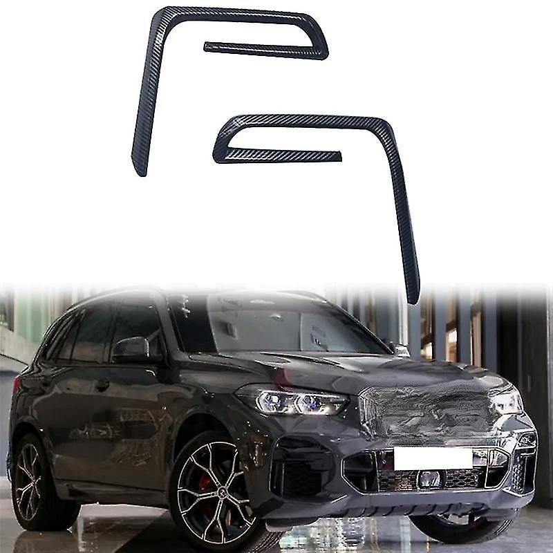 Fog Light Trim: High-Quality ABS With Carbon Fiber Pattern - Easy Self-Adhesive Installation, Corrosion Protection For BMW X5 G05 2022+ Car Accessories - Image 4