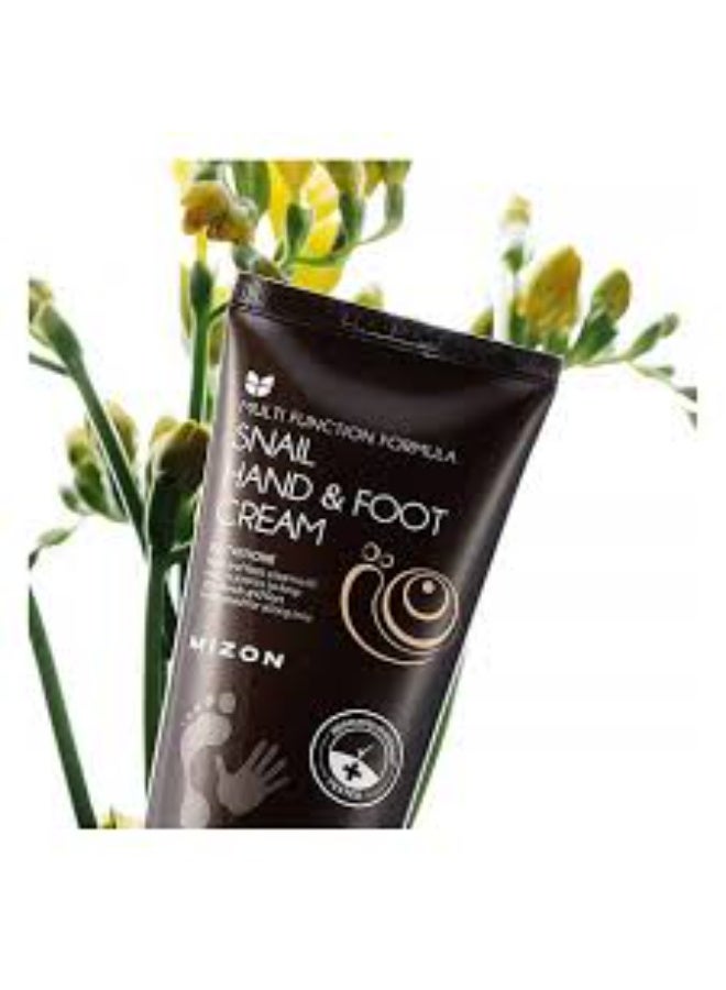Mizon Multi Function Formula Snail Hand & Foot Cream 100ml - Image 2