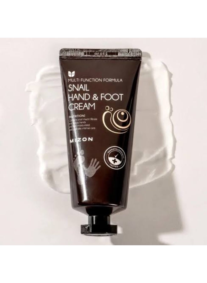 Mizon Multi Function Formula Snail Hand & Foot Cream 100ml - Image 4