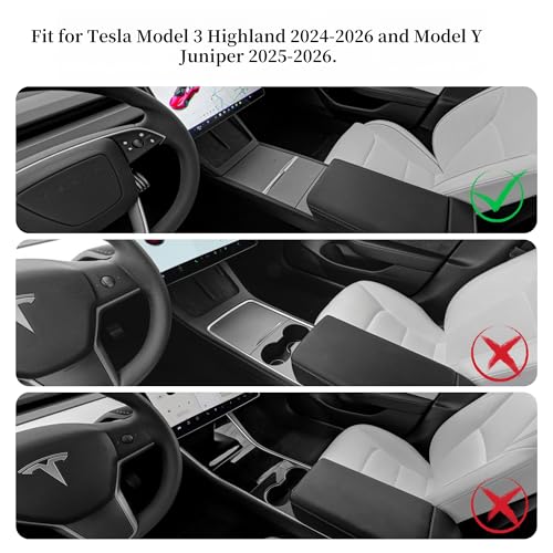 frani Exterior Door Handle CoversInterior Door Switch CoversTrunk Button Cover 3Pcs Silver Designed for Tesla Model 3 Highland 20242026Model Y Juniper 20252026 - Image 3