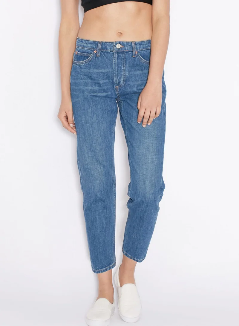 Topshop Petite PETITE MOTO Straight Jeans