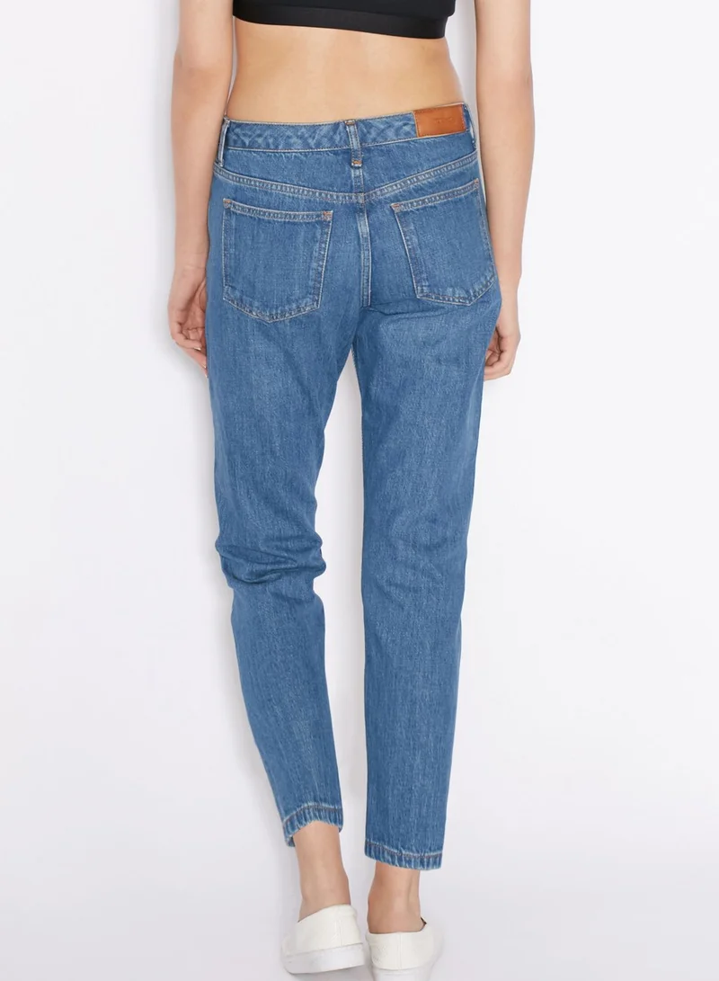 Topshop Petite PETITE MOTO Straight Jeans