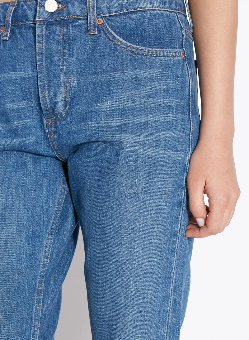 Topshop Petite PETITE MOTO Straight Jeans