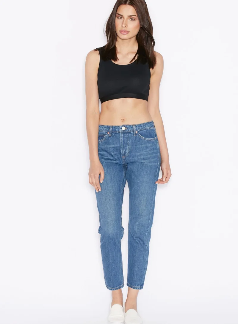 Topshop Petite PETITE MOTO Straight Jeans