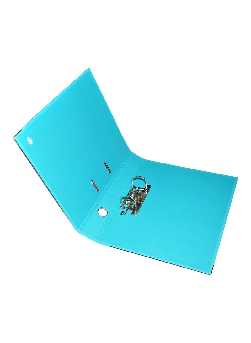 FIS PACK OF 10 PP LEVER ARCH FILE, 4CM, F/S SIZE, LIGHT BLUE, PP ORIGIN GERMANY - FSBF4PLBLFN10 - Image 3