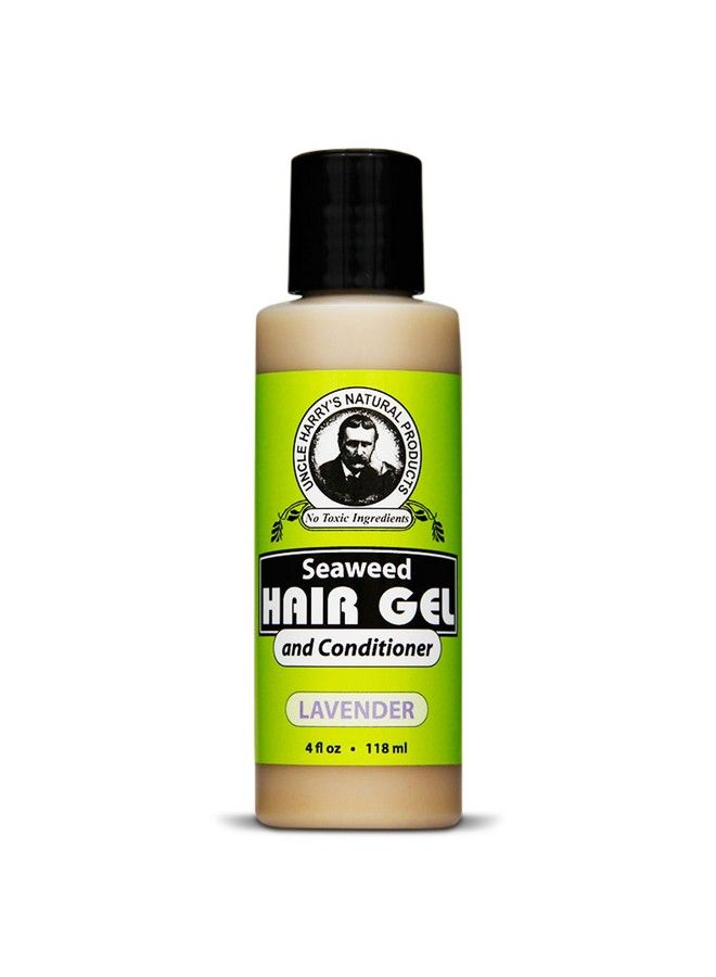 Uncle Harry's Lavender Seaweed Hair Gel & Volumizing Conditioner | 2 In 1 Natural Styling Gel & Hair Moisturizer For Dry Hair Damaged | 100% Pure Hair Care Products For Women & Hair Gel For Men - Image 1