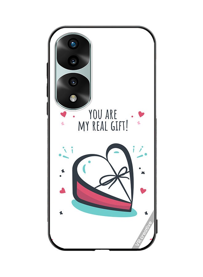 VR CREATIVE Protective Case Cover For Honor 70 Pro My Real Gift Design Multicolour - Image 1