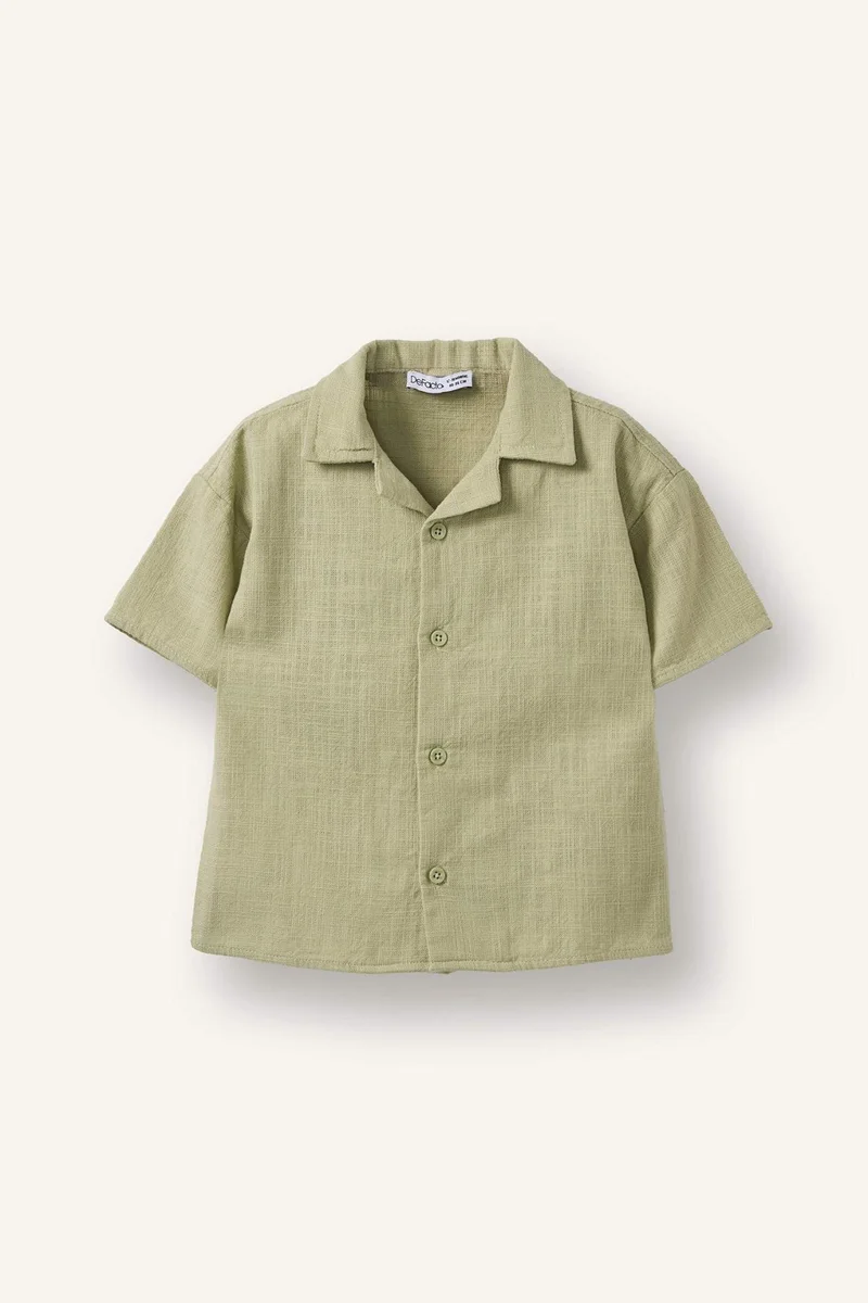 ديفاكتو Regular Fit Short Sleeve Shirt