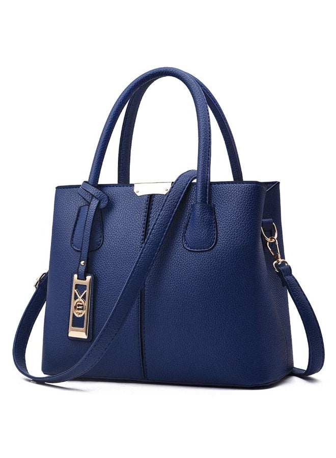 Women's Xmqb888 Utility Tote Handbag with Shoulder Strap, Blue, 1 Pack - Image 1