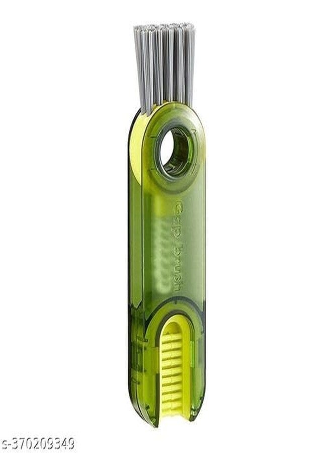 KORTELOZ 3 in 1 Cup Lid Cleaning Brush, Bottle lid Cleaning Brush, Tiny Bottle Cup Lid Straw Cleaner Tools,Crevice Cleaning Brush, Bottle Cleaner Brush (1Pcs Only, Multi Color) KOR-P172 - Image 3