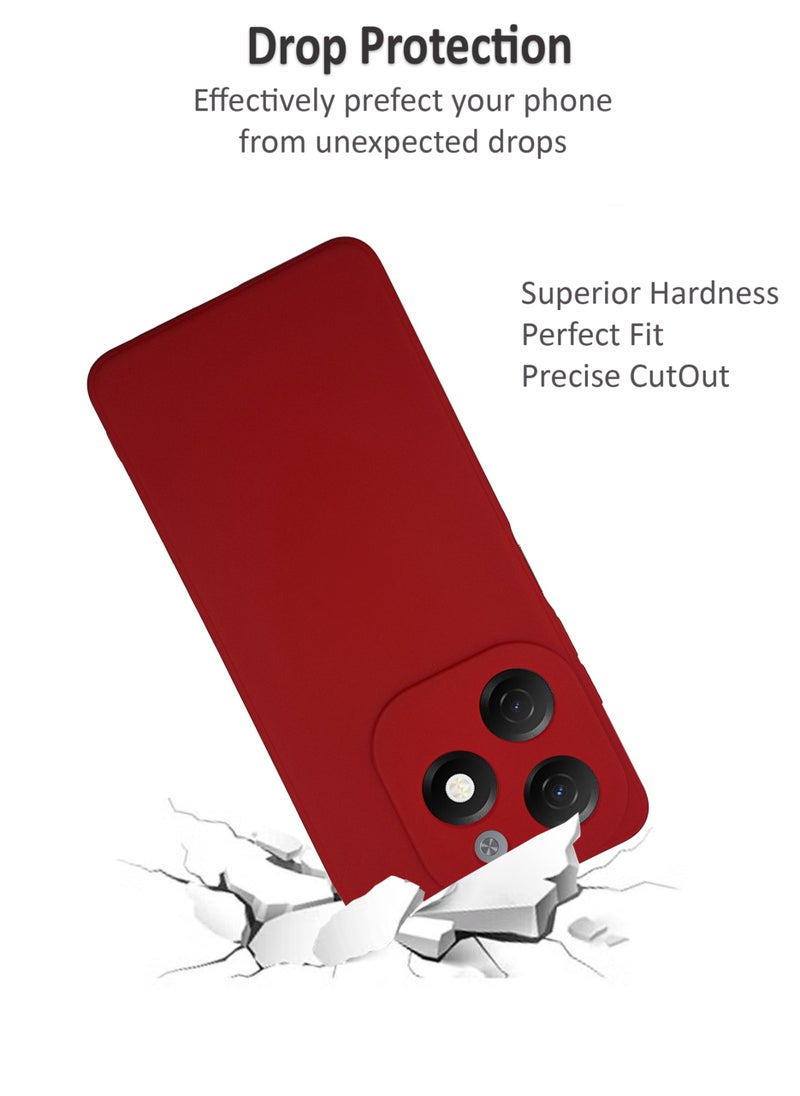 Silicone Protective Back Case Cover For Tecno Spark 20 - Red