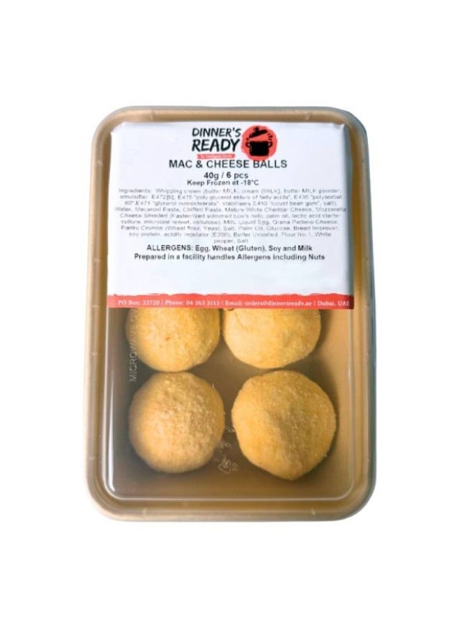 Mac & Cheese Ball, 40gms x 6, UAE