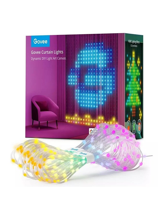 Govee Curtain Lights RGBIC 25W Bluetooth APP Control Music Sync Indoor  - Image 2