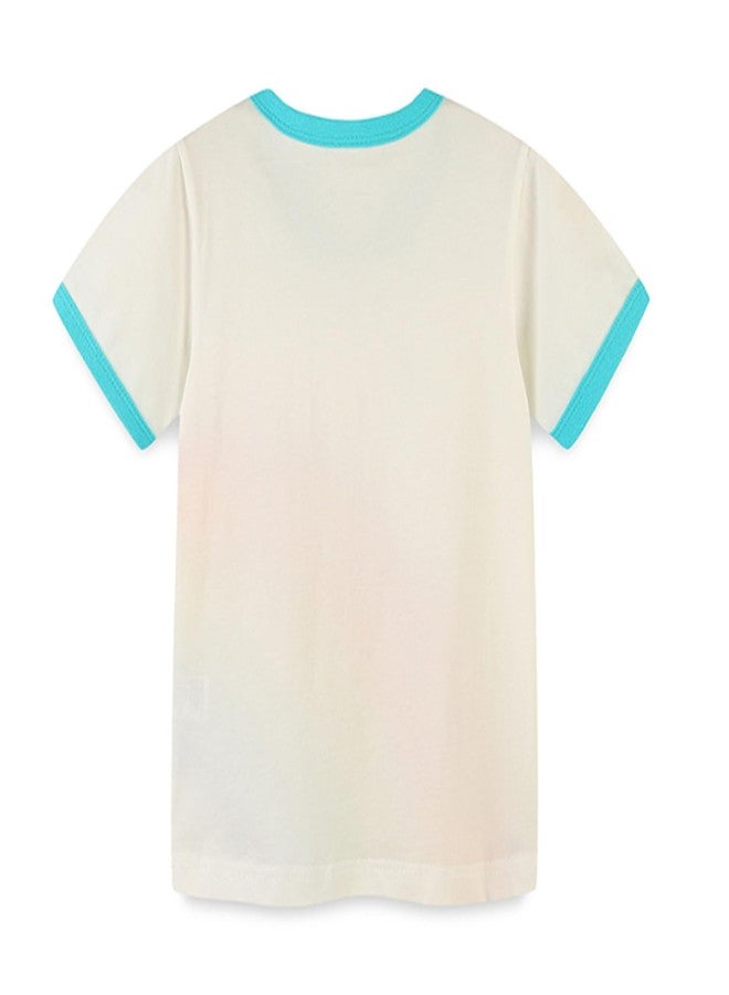 warmstraw Girls Boys Toddler Baby Short Sleeve Shirts Cotton Soft Tee Shirts Short Sleeve Crewneck T-Shirts Top Rainbow Pattern 2-3T - Image 3