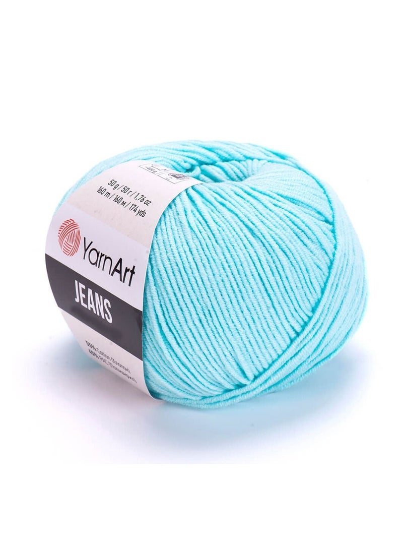 YarnArt Set Of 5 Pcs High Quality Jeans Yarn For Knitting - Image 1