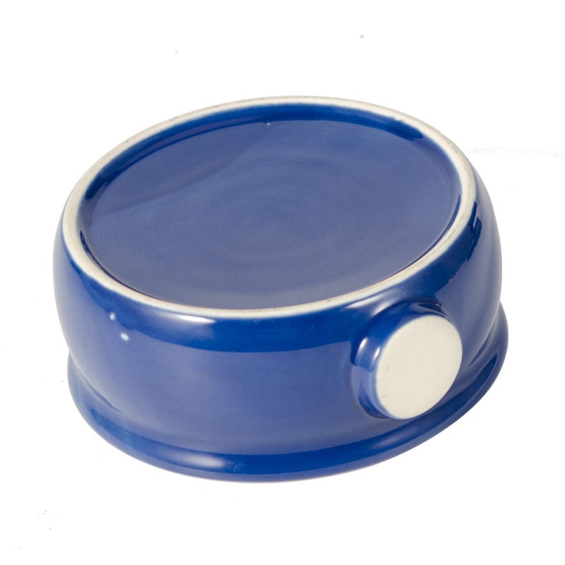 Grandslam Shaving Soap Bowl for Men, Wide Mouth, Ceramic, Easier to Lather and Clean, Non-slip Handle, Handmade Pottery Cup for Soap and Cream - Image 4