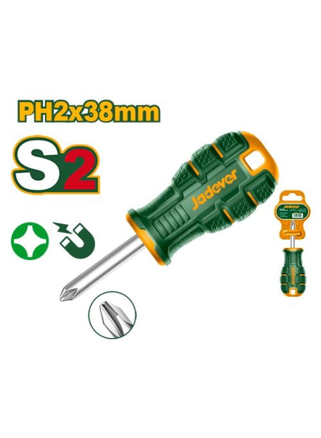 جاديفر  مفك صليبة كربيراتير عجوز
PH2*38mm
 2 لون مغناطيسي من جاديفر JDSD4921