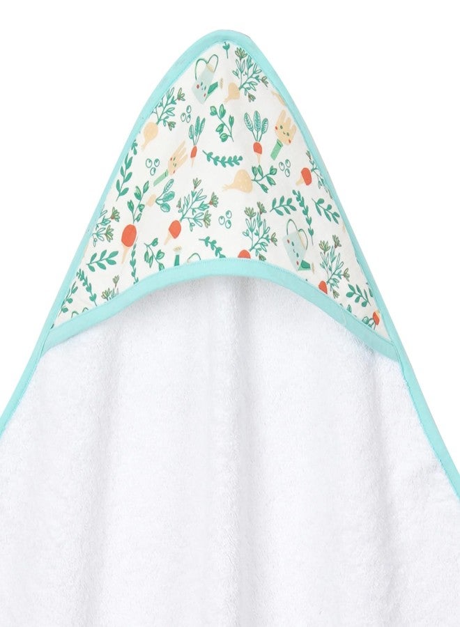 TIDY SLEEP Terry Baby Bath Towel - Ultra Soft, Highly Absorbent & Gentle on Delicate Skin Garden Delight - Image 4