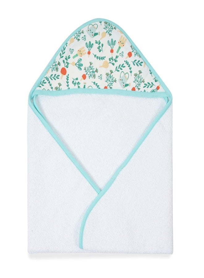 TIDY SLEEP Terry Baby Bath Towel - Ultra Soft, Highly Absorbent & Gentle on Delicate Skin Garden Delight - Image 5