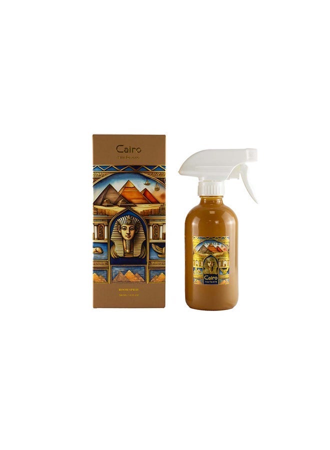 KAMAYA Skyline Collection Cairo Nile Reverie 200ml Room Spray | Cairo Skyline Spray Bottle - Image 2