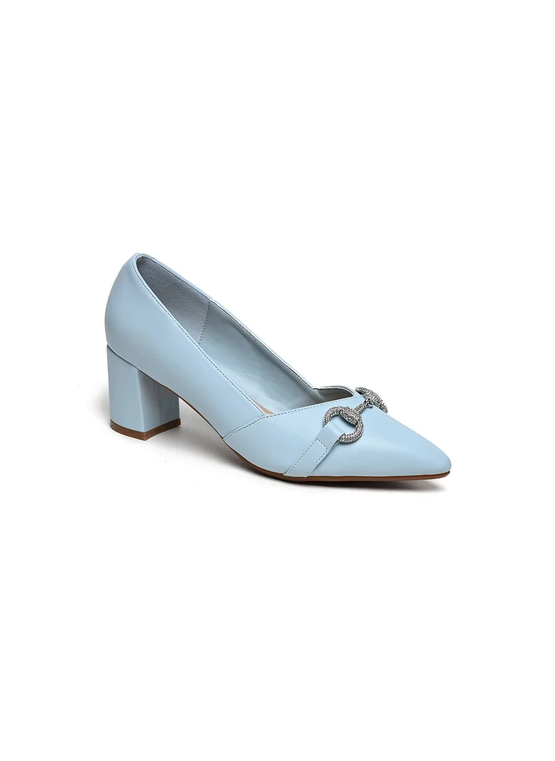 كيوبل Elegant high-heeled pumps with buckle