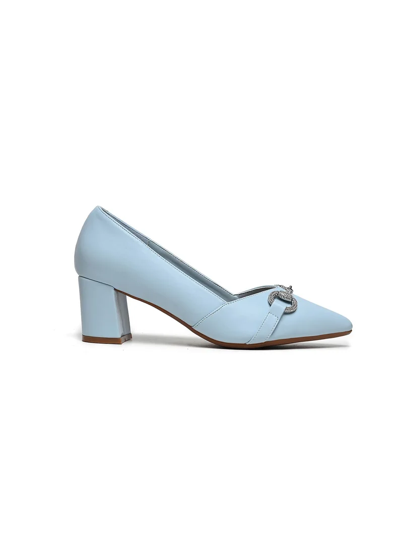 كيوبل Elegant high-heeled pumps with buckle