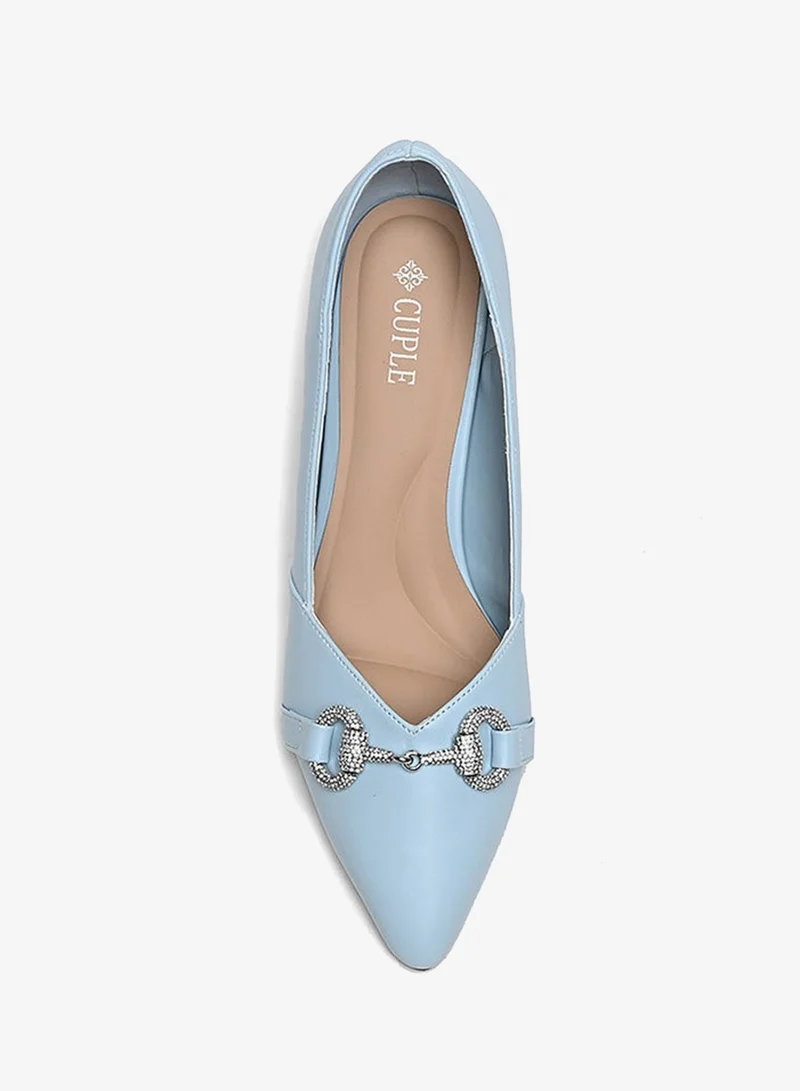Cuple  Elegant high-heeled pumps with buckle for Women | Best Price UAE