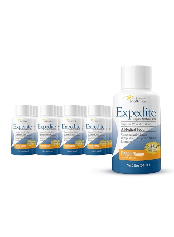 ميدتريشن Medtrition Expedite Liquid Collagen - 30x المزيد من ببتيدات الكولاجين مقارنة بالبودرة، يدعم التئام الجروح والتعافي من الجراحة وقرحة القدم السكرية وصحة الجلد والمزيد (عبوة من 24 زجاجة) - Image 1