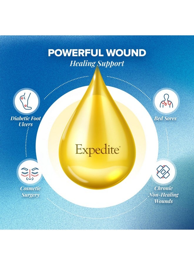 ميدتريشن Medtrition Expedite Liquid Collagen - 30x المزيد من ببتيدات الكولاجين مقارنة بالبودرة، يدعم التئام الجروح والتعافي من الجراحة وقرحة القدم السكرية وصحة الجلد والمزيد (عبوة من 24 زجاجة) - Image 5
