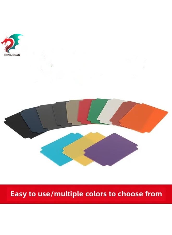 Portable Table Game Card Divider Game King Ultraman Thickened Lightweight Card Box Divider Multi-color Optional-Color:Orange Red-Specifications:95*70MM - Image 3