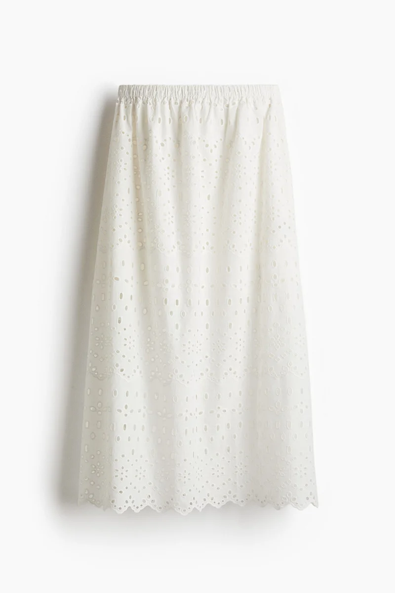 H&M Broderie anglaise skirt
