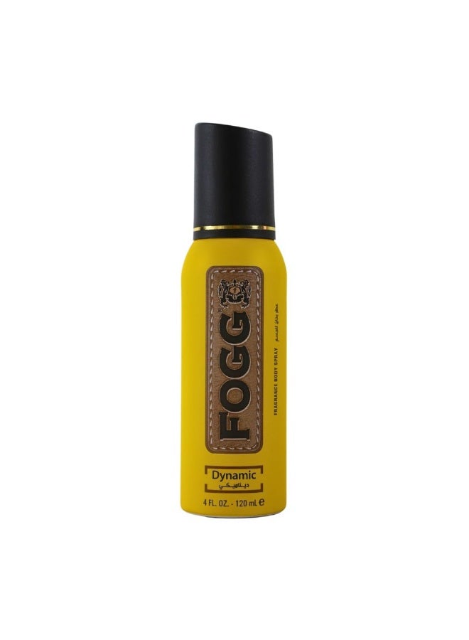 Fogg Dynamic Unisex Fragrance Water Base Body Spray- 120ml - Image 1