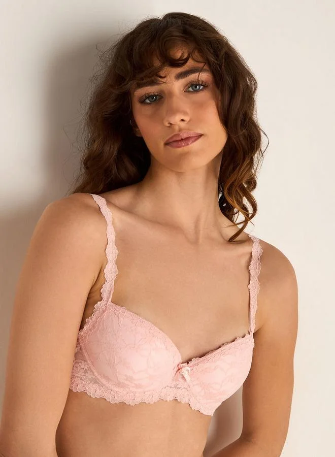 Splash FAV Demi Bra Floral Lace