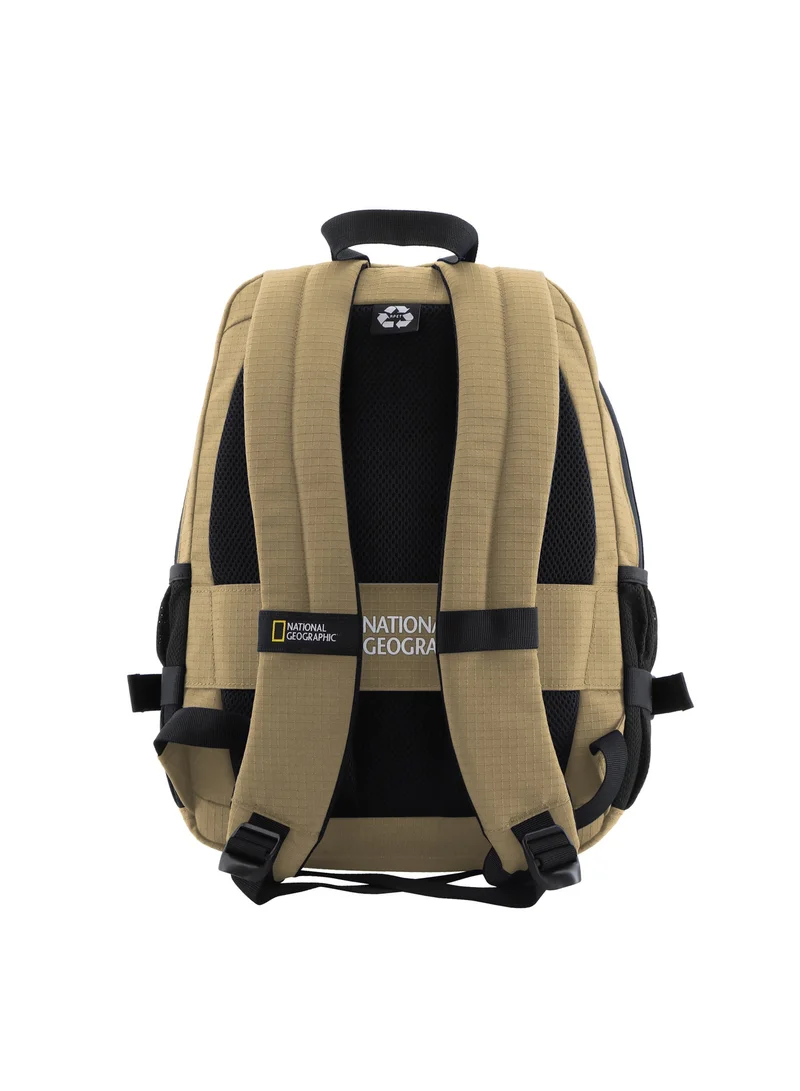 National Geographic Beige National Geographic Explorer III RPET Beige Backpack â€“ Laptop Bag, Computer Bag, School Backpack, Casual Daypack & Everyday Backpack for Men & Women | Durable Travel & Luggage Gear  | Best Price UAE