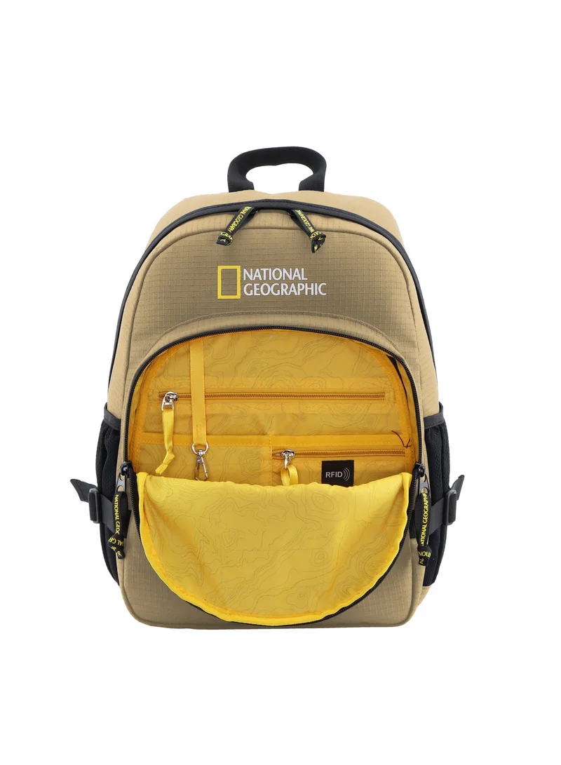 National Geographic Beige National Geographic Explorer III RPET Beige Backpack â€“ Laptop Bag, Computer Bag, School Backpack, Casual Daypack & Everyday Backpack for Men & Women | Durable Travel & Luggage Gear  | Best Price UAE