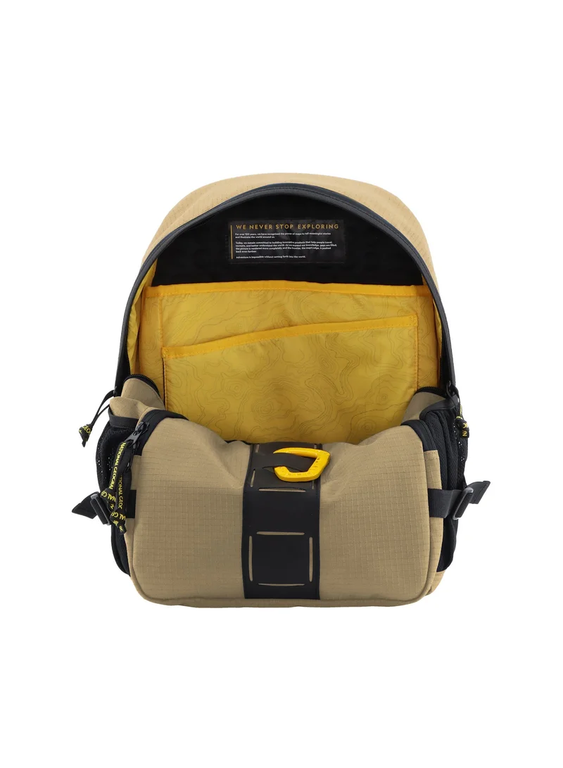 National Geographic Beige National Geographic Explorer III RPET Beige Backpack â€“ Laptop Bag, Computer Bag, School Backpack, Casual Daypack & Everyday Backpack for Men & Women | Durable Travel & Luggage Gear  | Best Price UAE