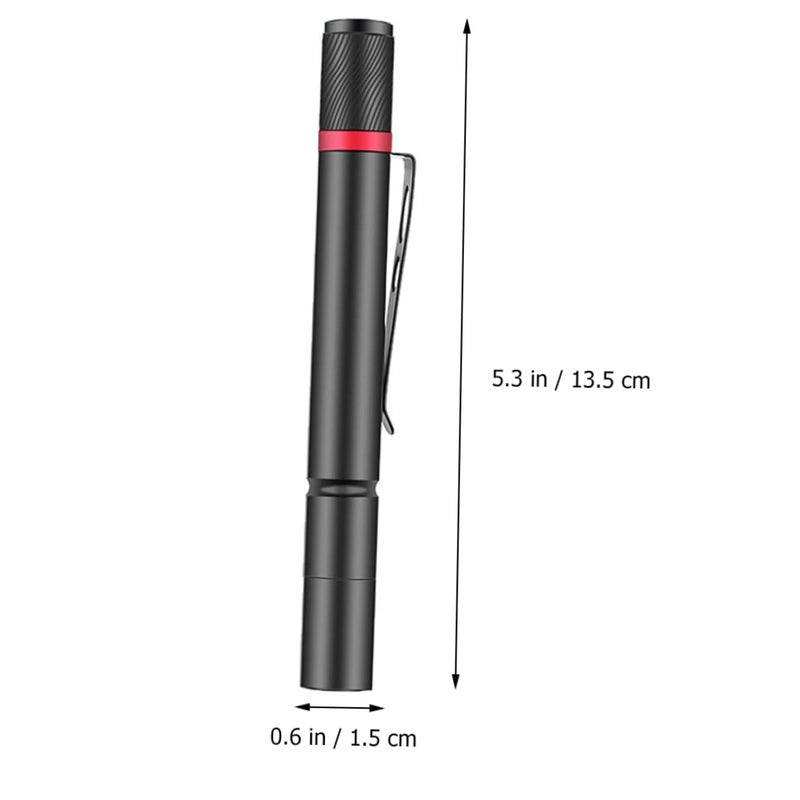 Emergency LED Flashlight Pen Light With Clip Mini Camping Outdoor Lamp - Image 3