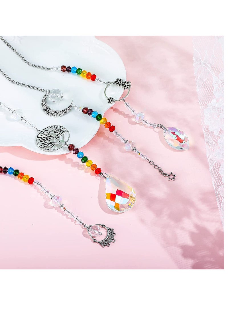 SYOSI 7 قطع كريستالات لاقطة للشمس ملونة زينة نافذة أمامية سلسلة كرات مزهريات فخارية هدايا زفاف ديكور منزلي - Image 5