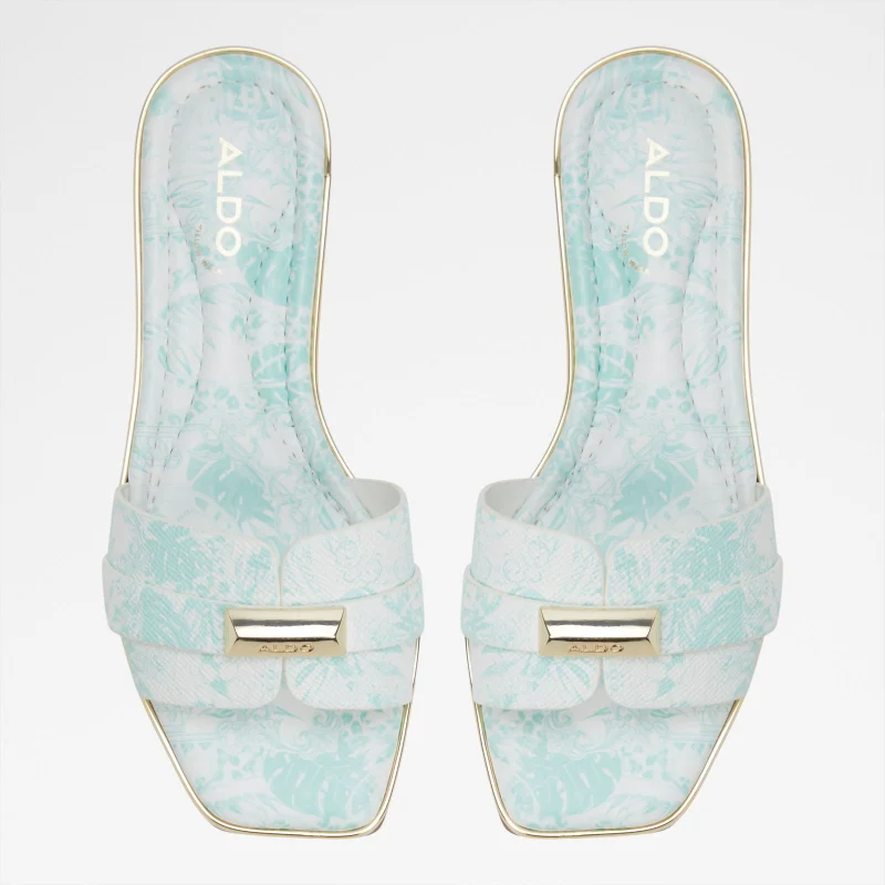 ALDO  DARINE Patterned Flat Sandals for Women | Best Price UAE
