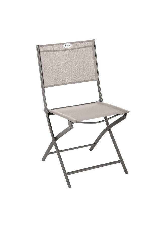 atmosphera 4Piece Modula Metal Stylish Versatile Folding Chair Set Grey 87 x 46 x 52 cm 149169  - Image 1